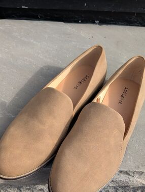 Indigo Rd. Tan Suede Slip-On Loafers